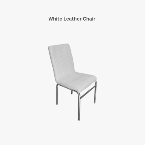 thumbnail White Leather Chair - WEC02